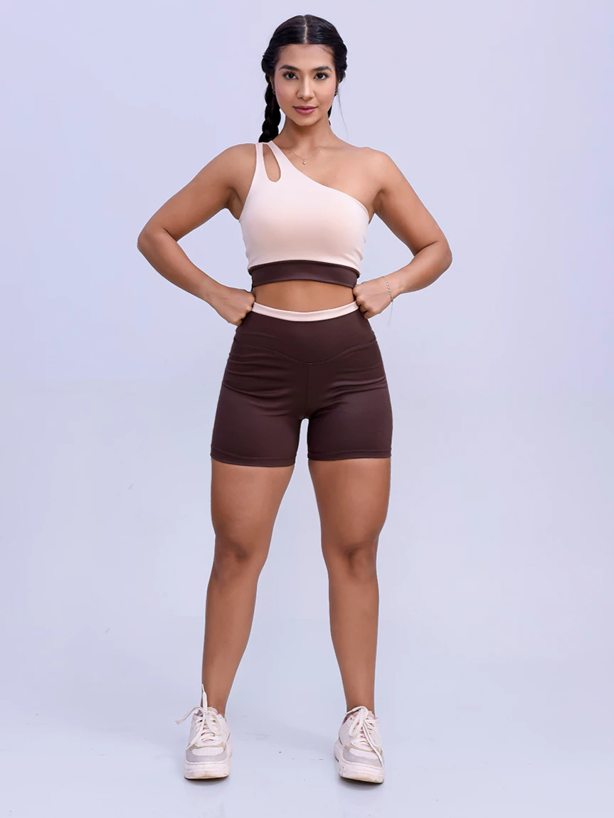 Conjunto Bicolor Fitness Zero Transparencia